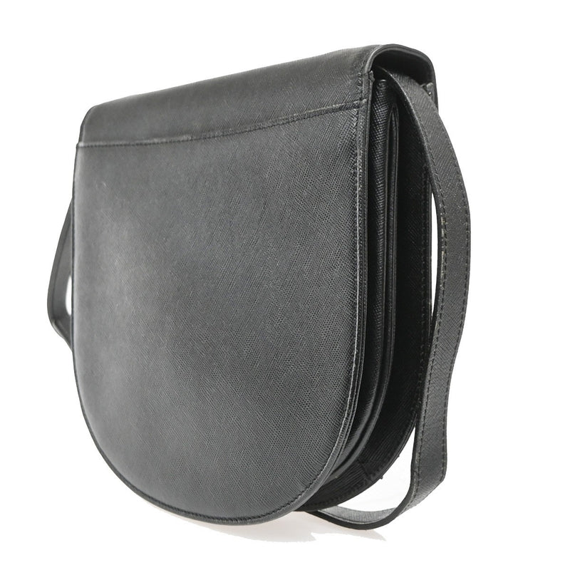 Saint Laurent Vintage Shoulder Bag Leather Black
