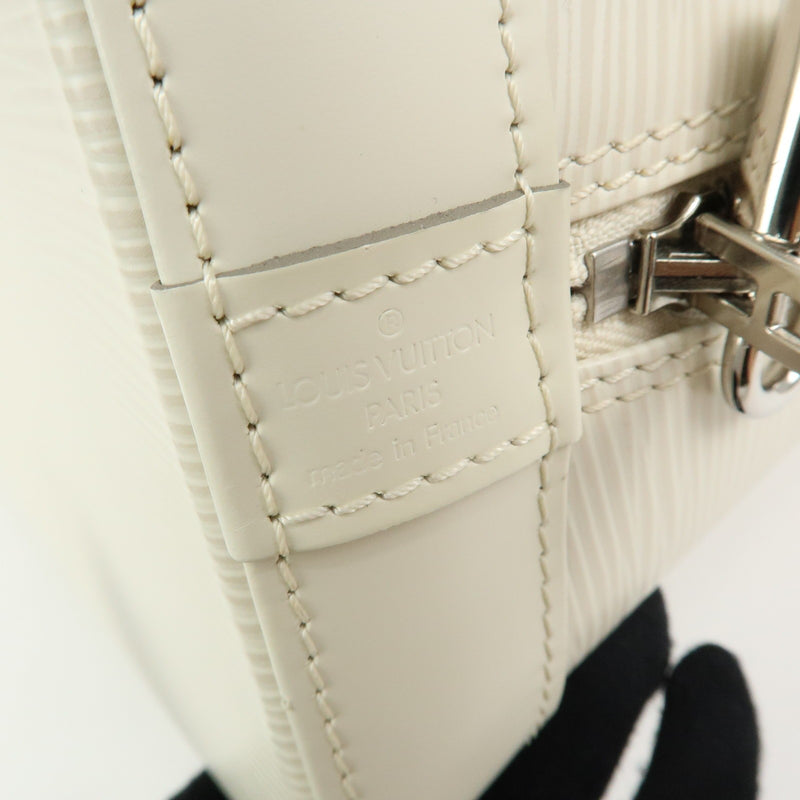 Louis Vuitton Alma Epi Leather White Bag