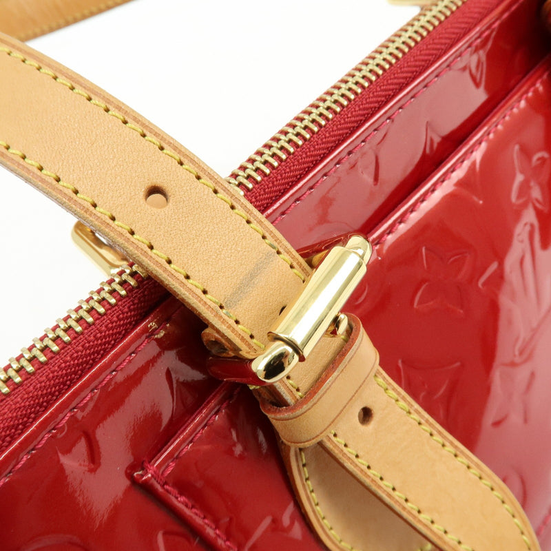 Louis Vuitton Rosewood Avenue Monogram Vernis Red Patent_leather Bag