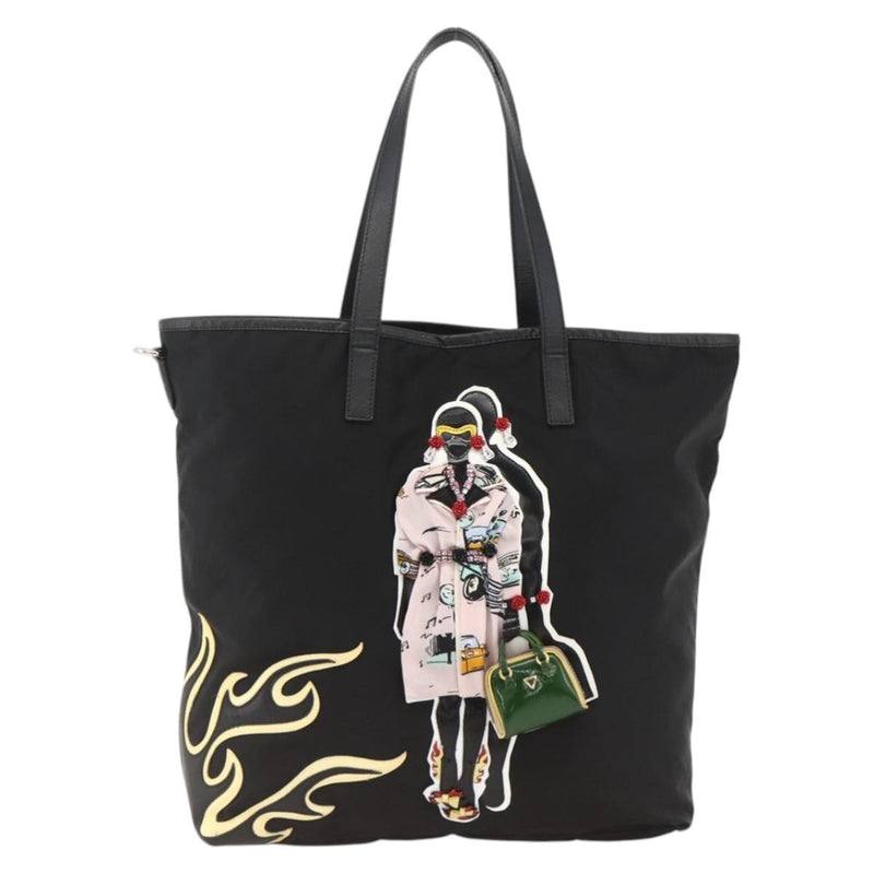 Prada Zip Tote Tessuto Black Nylon