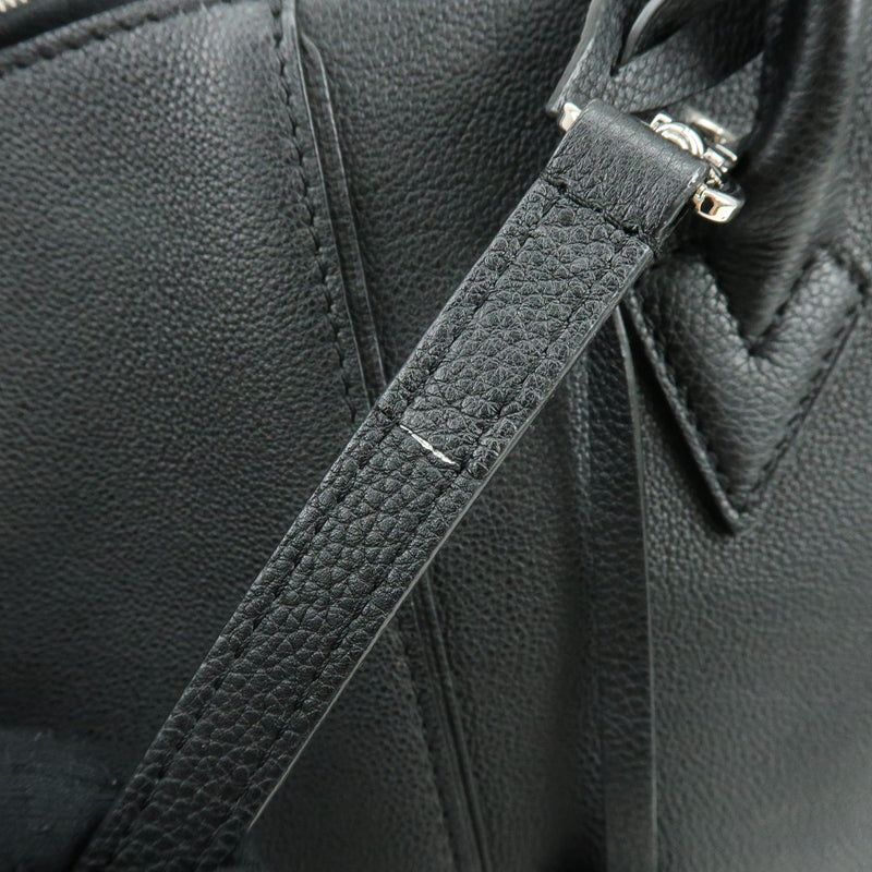 Louis Vuitton Soft Lockit Leather Black Bag