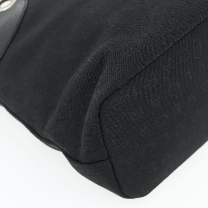 Bvlgari Logomania Canvas Black Bag