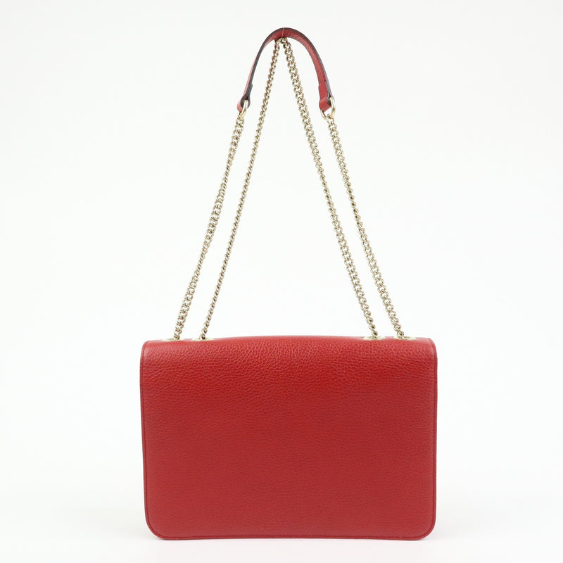 Gucci Interlocking Leather Red Bag