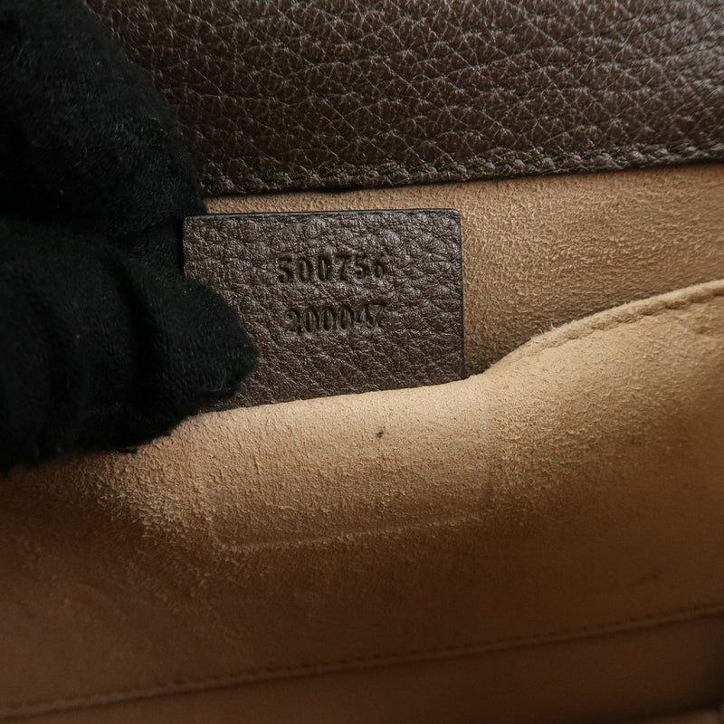 Gucci Totem Leather Brown Bag