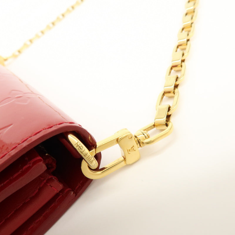 Louis Vuitton Chaine Monogram Vernis Red Patent_leather Bag