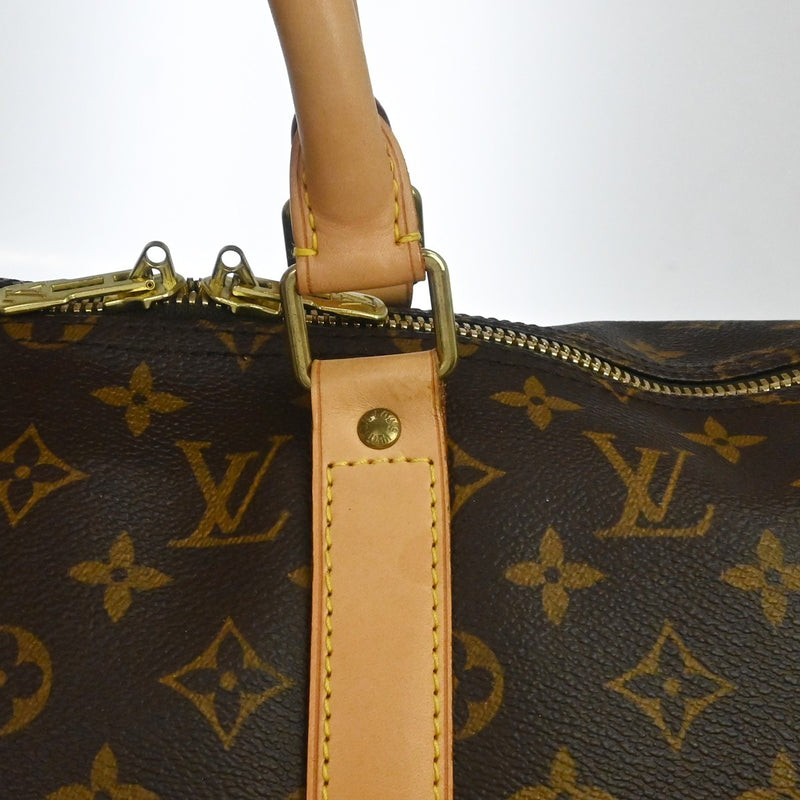 Louis Vuitton Keepall Monogram Canvas Brown Bag