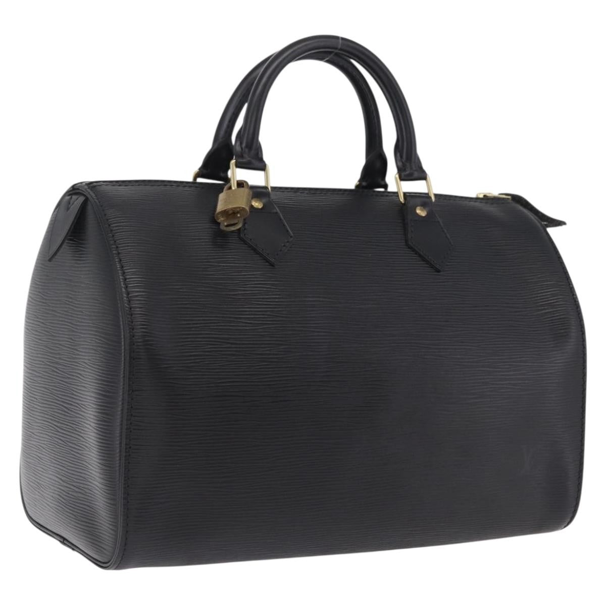 Louis Vuitton Speedy Epi Leather Black Bag