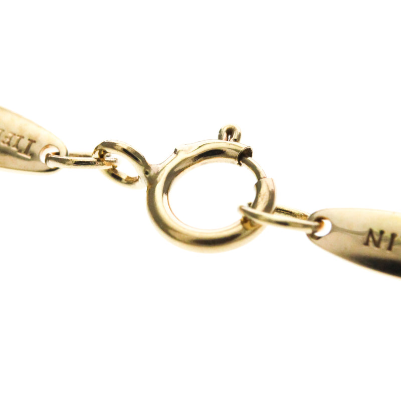 Tiffany & Co. Elsa Peretti Bean Pendant 18k Rose Gold Pink_gold Bijoux