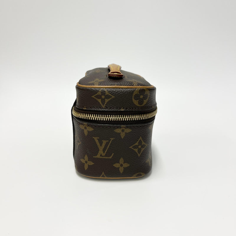 Louis Vuitton Nice Vanity Case Monogram Canvas Brown Bag