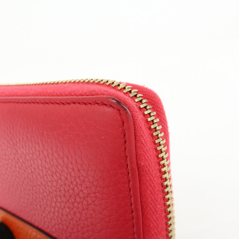 Gucci Bamboo Tassel Zip Leather Pink Accessory