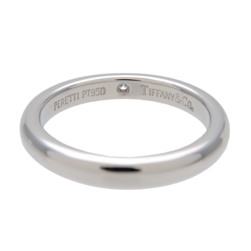Tiffany & Co. Elsa Peretti 1 Diamond Stacking Band 18k Rose Gold With Silver Platinum Bijoux