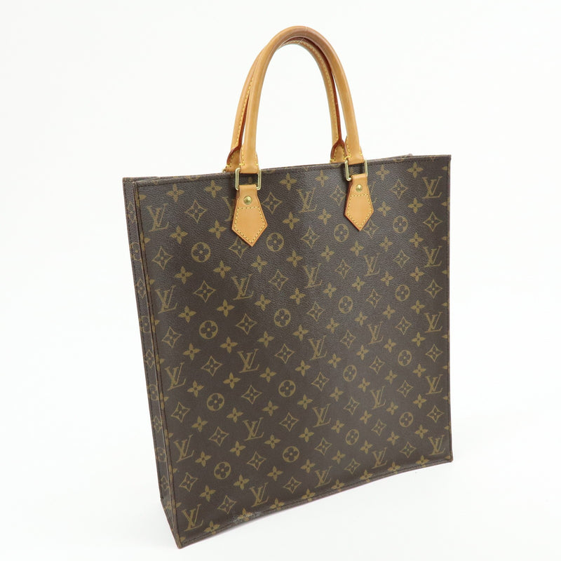 Louis Vuitton Vintage Sac Plat Monogram Canvas Brown Bag