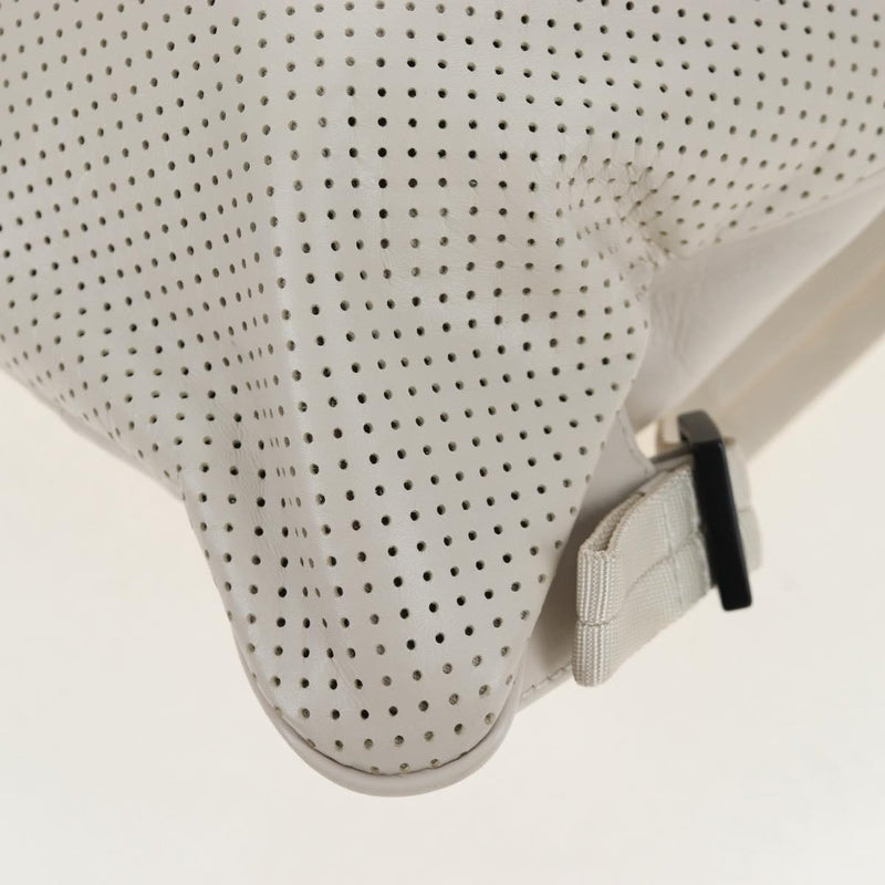 Bottega Veneta Drawstring Perforated Leather Beige Bag
