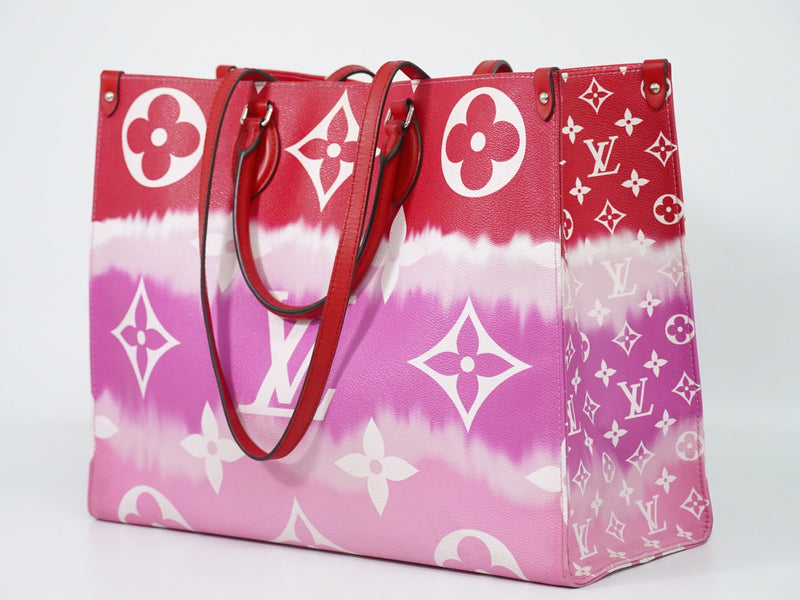 Louis Vuitton Onthego Limited Edition Escale Monogram Giant Multicolour Canvas Bag
