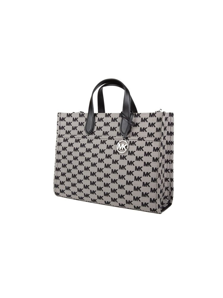 Michael Kors Gigi Tote Bag — Black Cotton