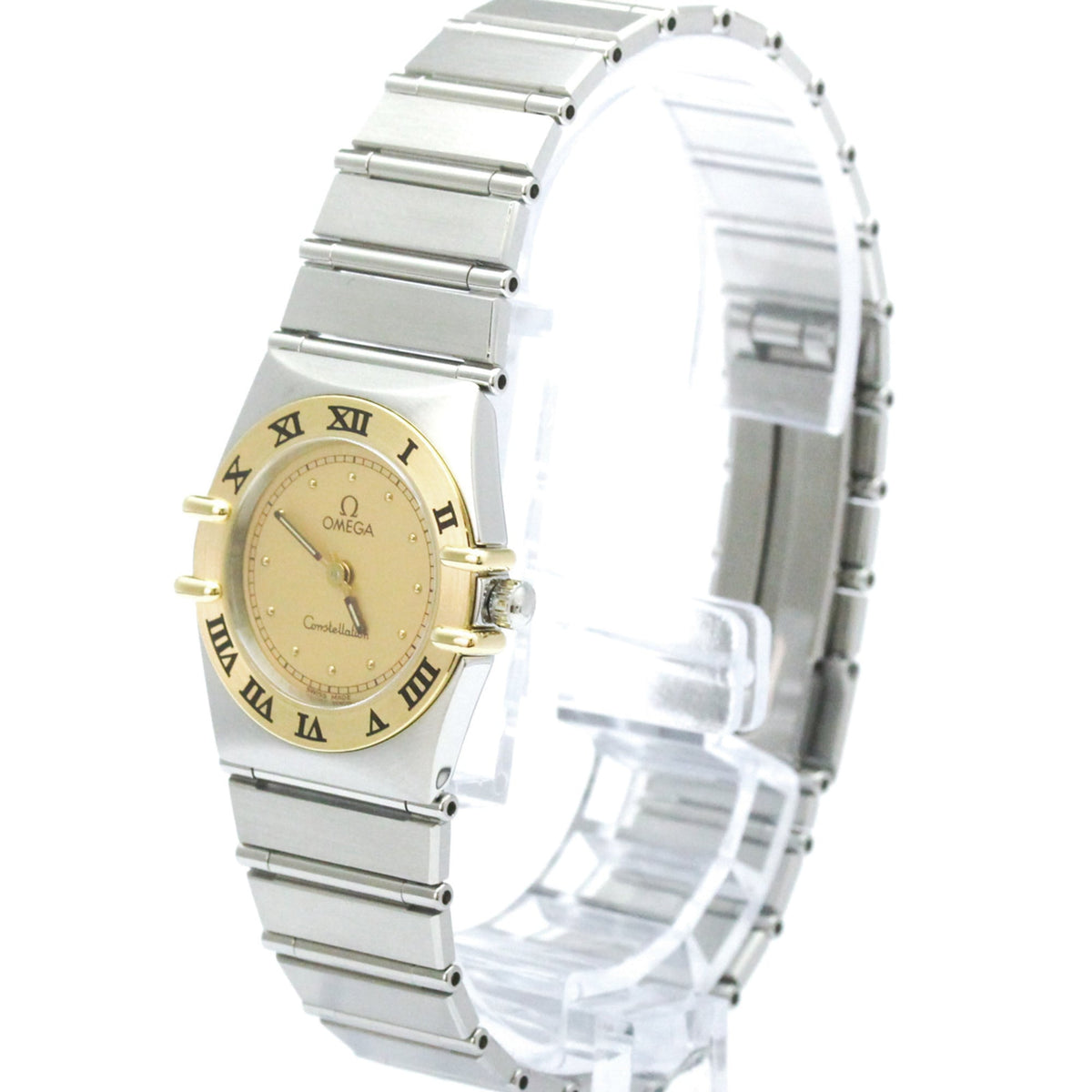 Omega Constellation Quartz Stainless Steel And Yellow Gold Watches