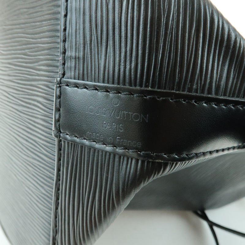 Louis Vuitton Petit Noe Epi Leather Black Bag