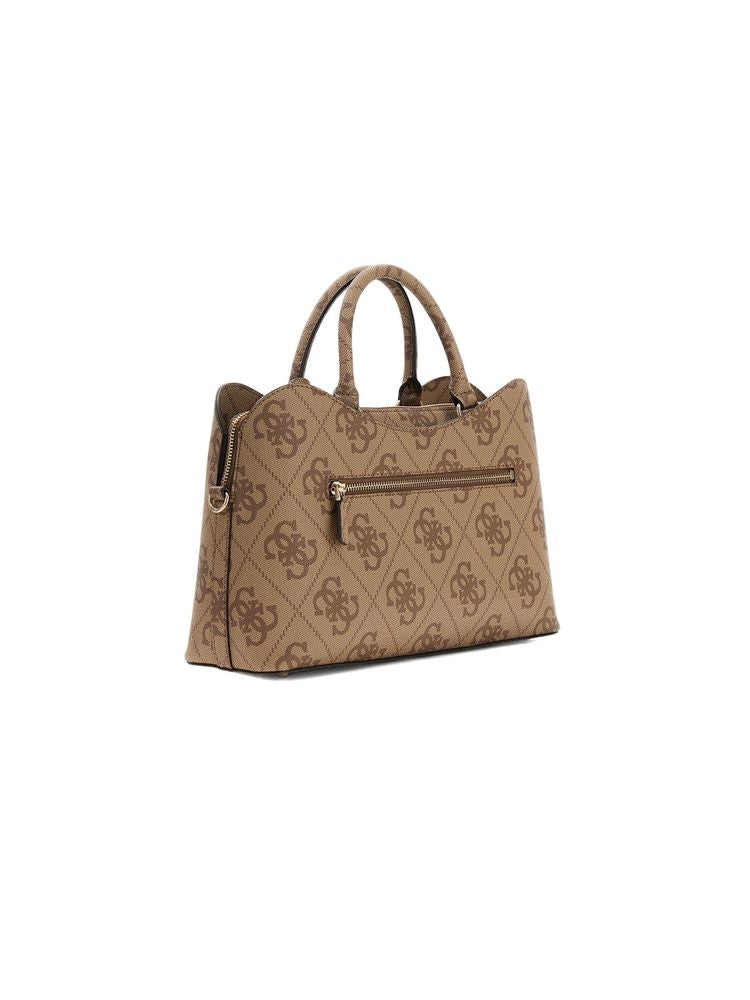Guess Janie Shoulder Bag — Beige Polyurethane