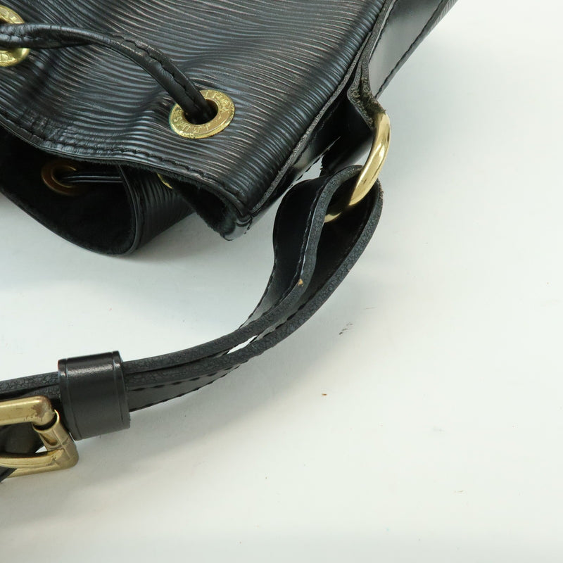 Louis Vuitton Petit Noe Epi Leather Black Bag