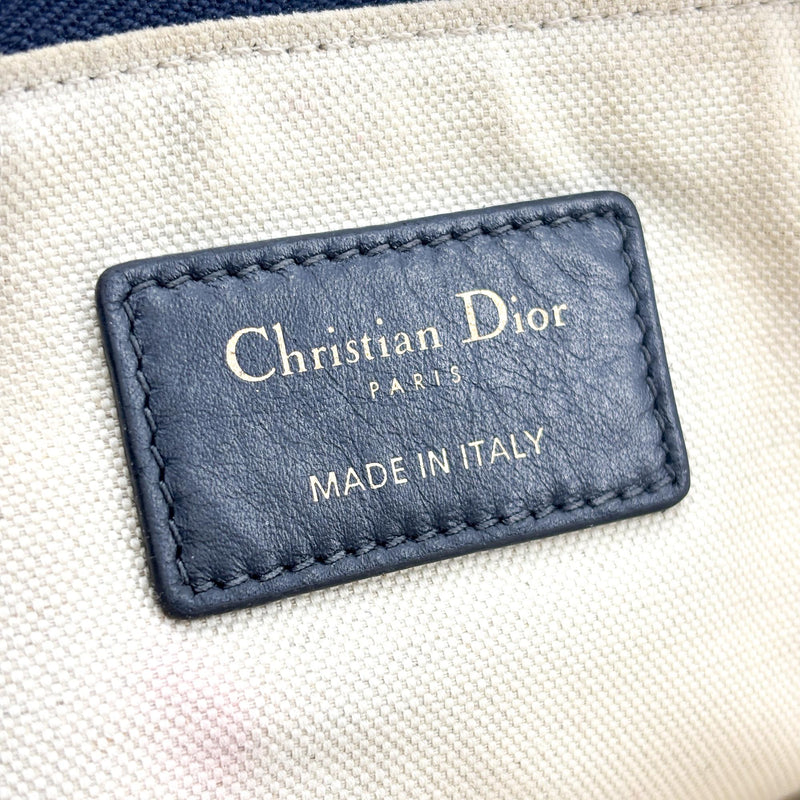 Christian Dior Travel Kit Oblique Canvas Navy Accessory
