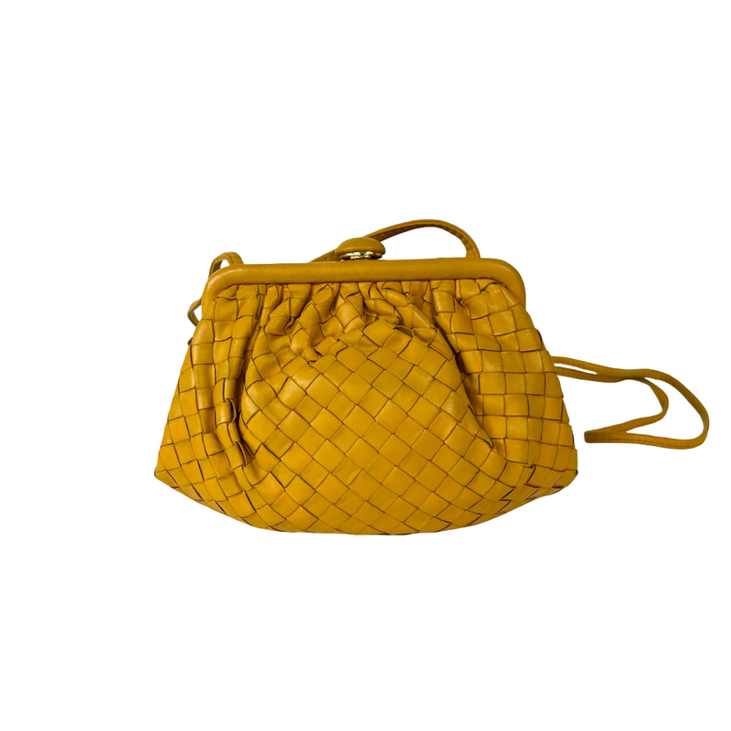 Bottega Veneta The Pouch Intrecciato Nappa Yellow Other