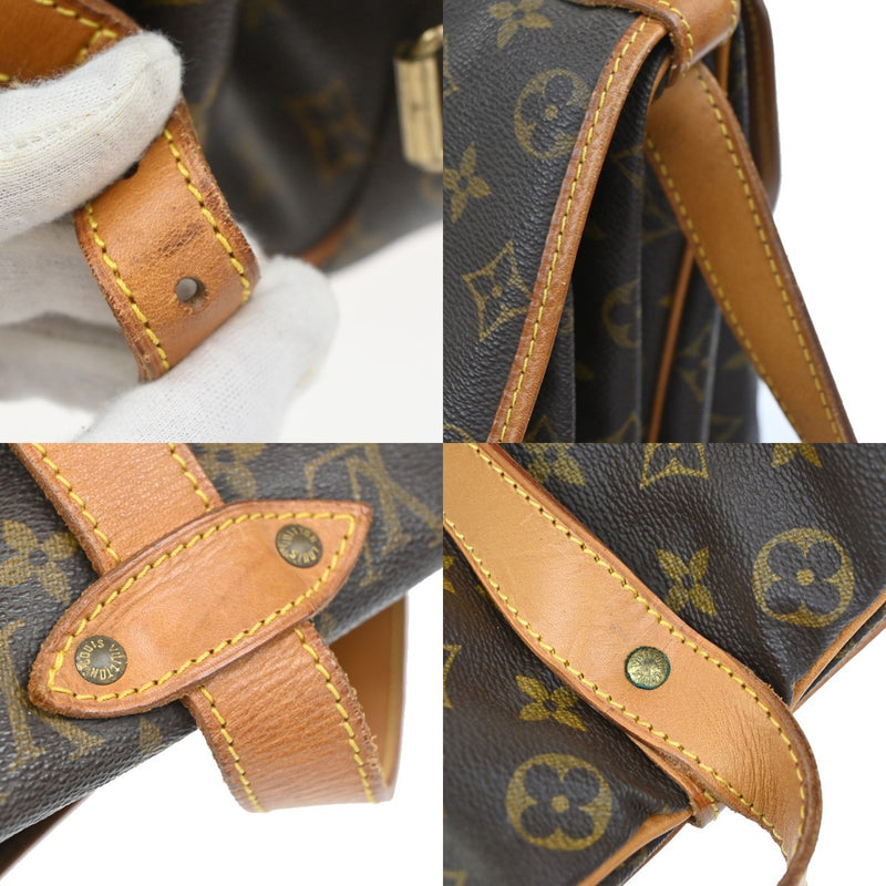Louis Vuitton Saumur Monogram Canvas Brown Bag