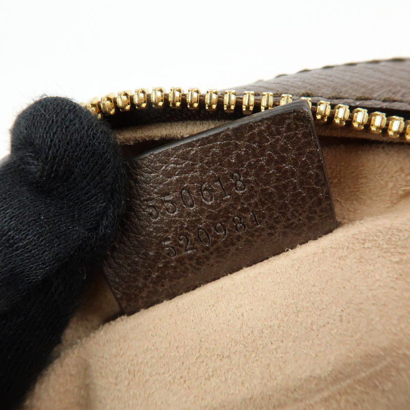 Gucci Ophidia Round Gg Coated Canvas Beige Bag