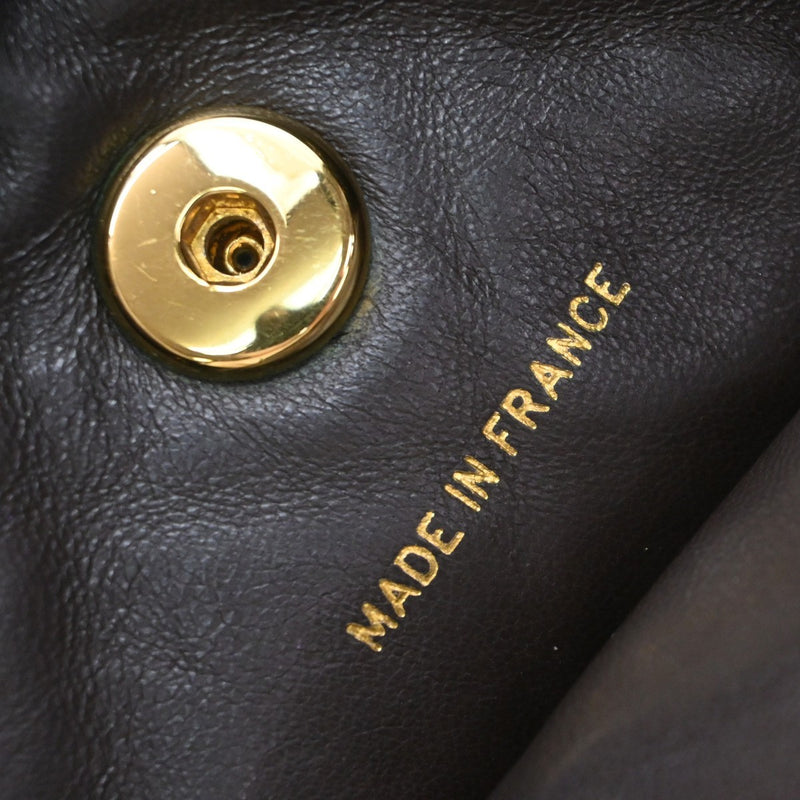 Chanel Duma Drawstring Quilted Leather Brown Bag
