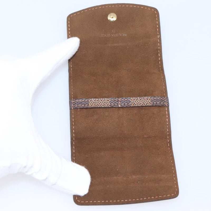Louis Vuitton Cuff Case Monogram Damier Brown Canvas Accessory