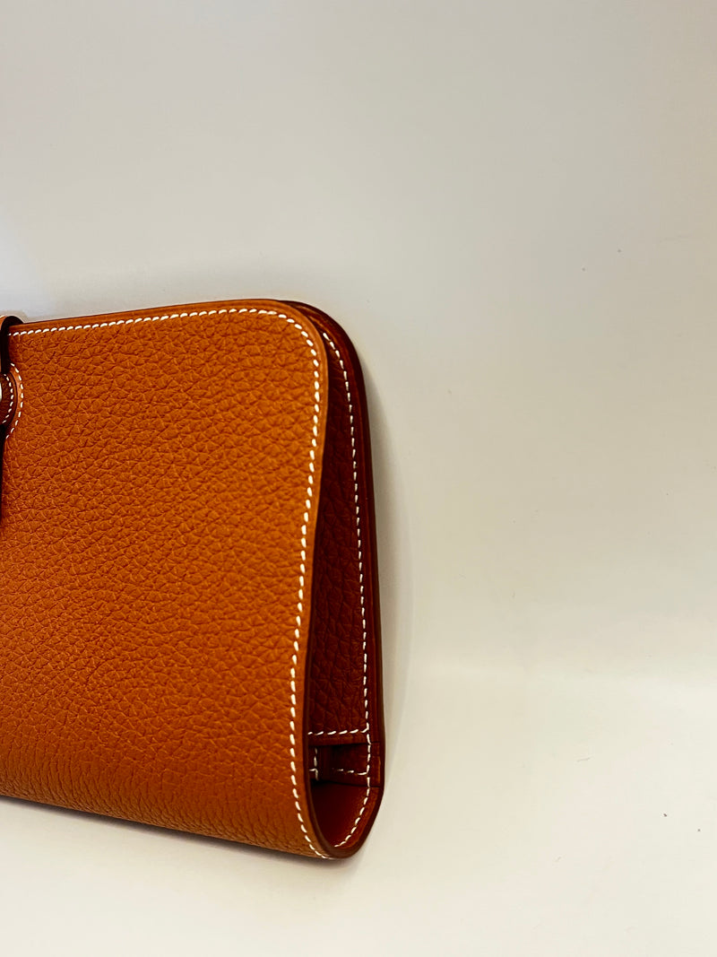 Hermes Dogon Waist Leather Brown Bag
