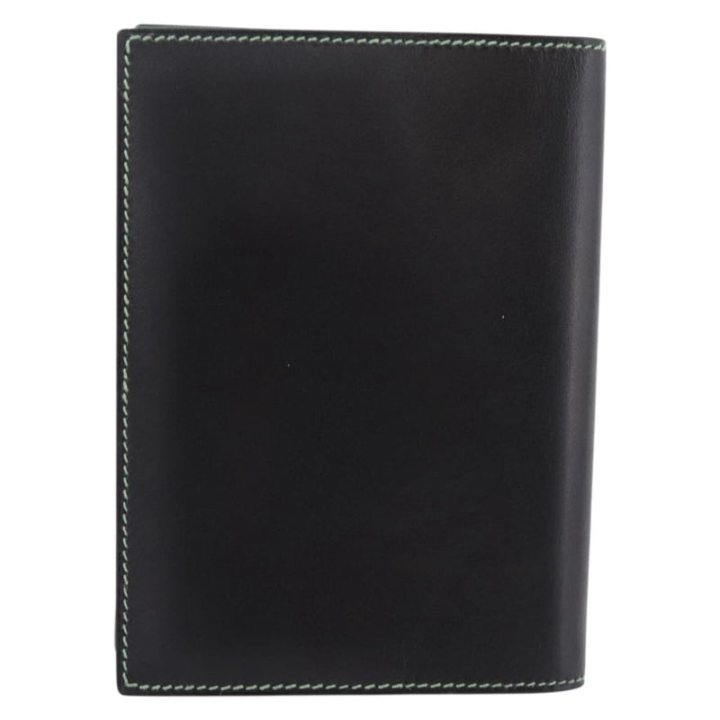 Hermes Simple Agenda Cover Leather Black Bag