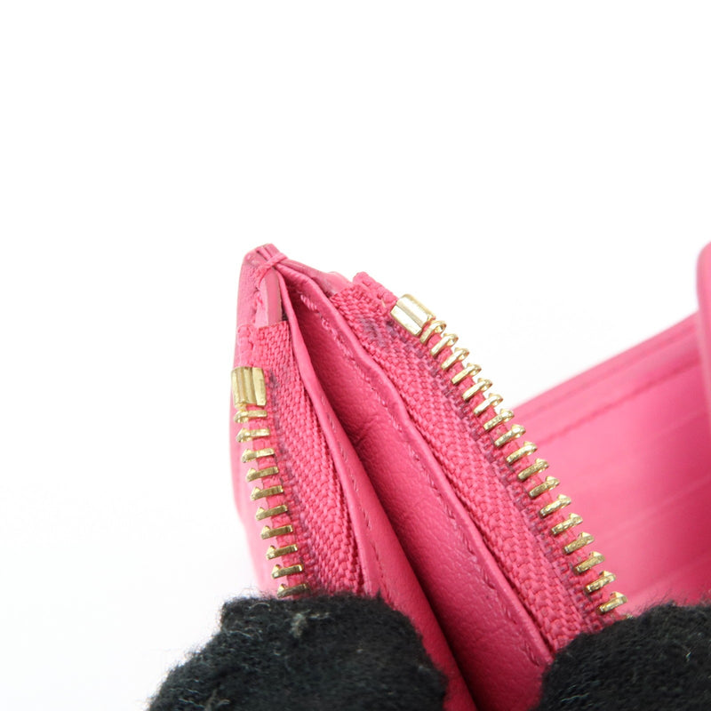 Louis Vuitton Victorine Nanogram Embossed Leather Pink Accessory