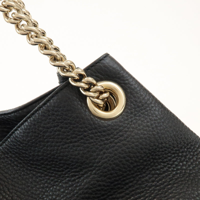 Gucci Soho Chain Strap Leather Black Bag