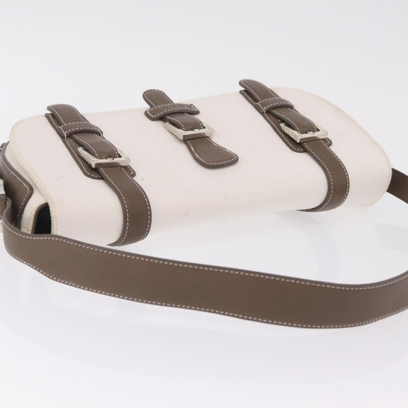 Loewe Shoulder Bag Canvas White