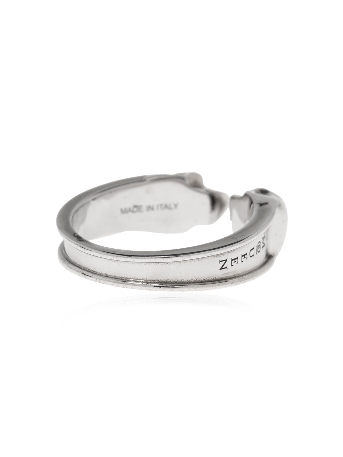 Alexander Mcqueen Twin Skull Ring — Silver Brass Rings