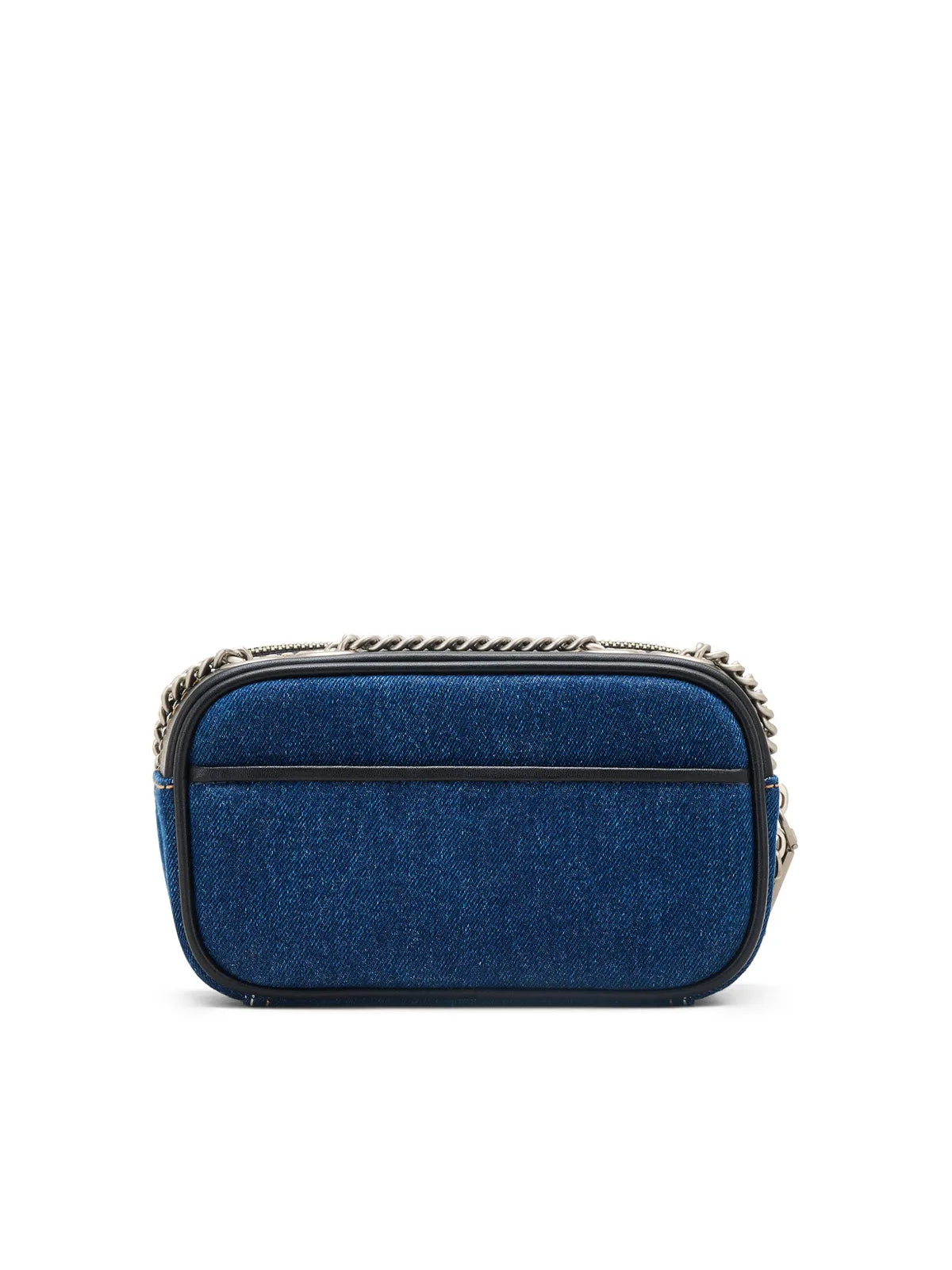 Marc Jacobs Denim Chain Shoulder Bag — Blue Textile
