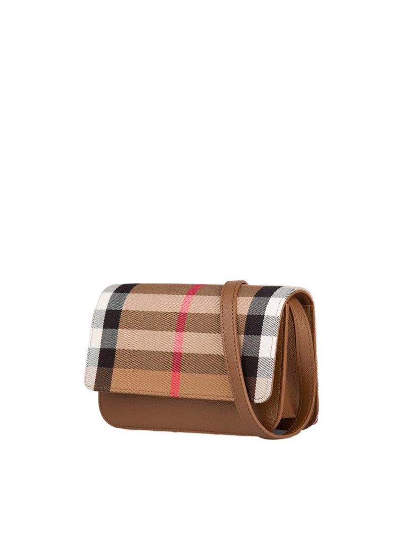Burberry Madison Shoulder Bag — Brown Leather