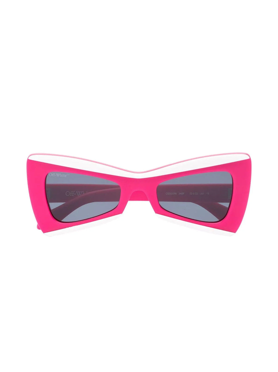 Off-White Oeri070s23pla0013407 Cat-Eye Sunglasses — Pink Acetate