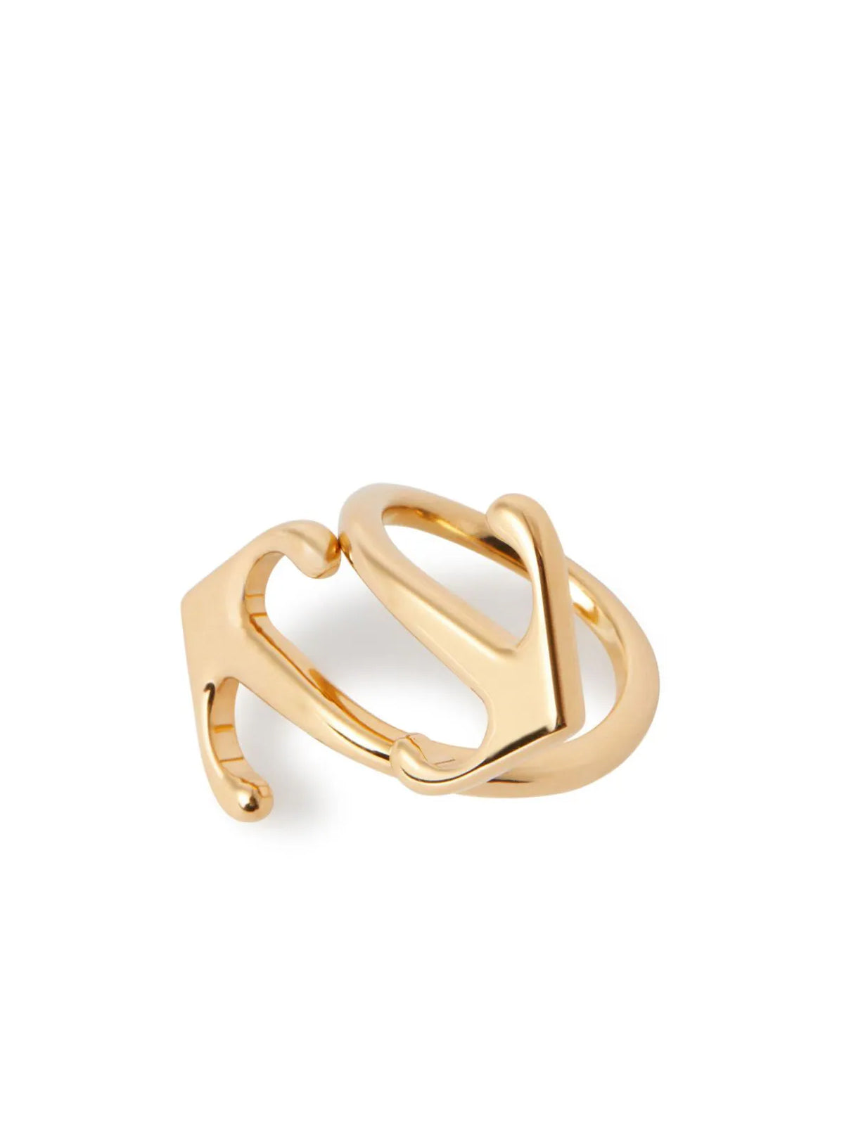 Off-White Mono Arrow Ring — Gold Brass Rings