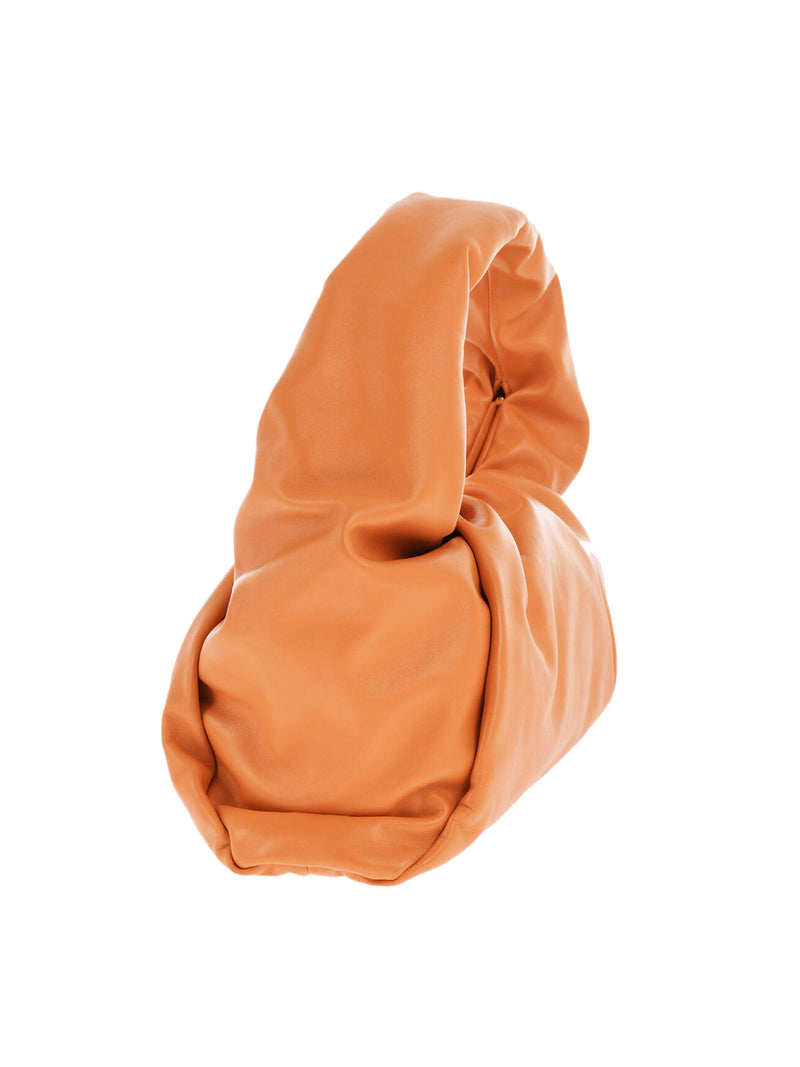 Bottega Veneta Supple Leather Hobo Bag — Orange