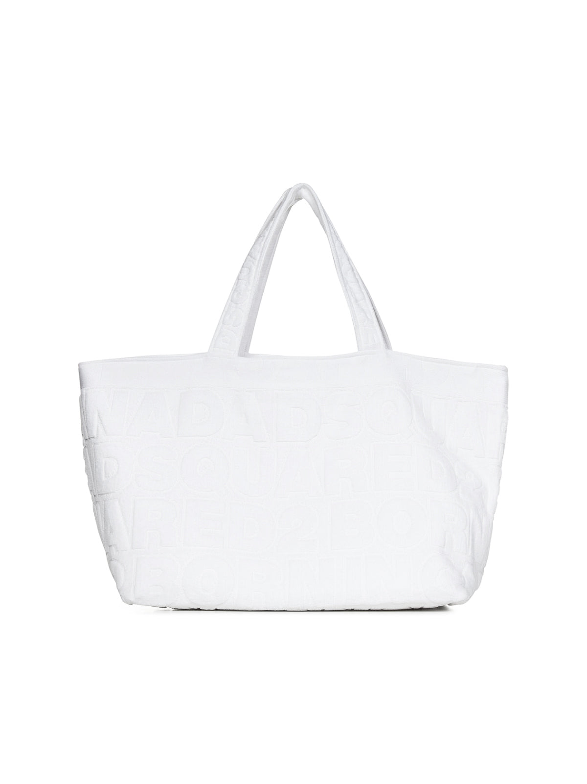 Dsquared2 Tote Bag — White Cotton