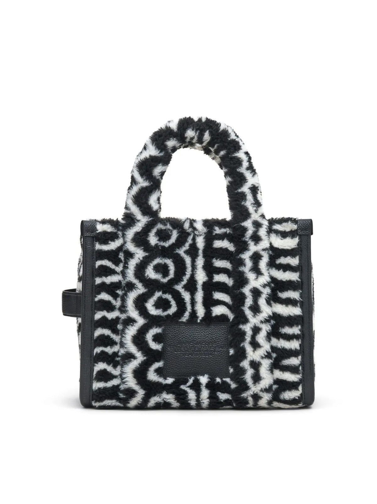 Marc Jacobs Monogram Teddy Jacquard Tote Bag — Black Textile