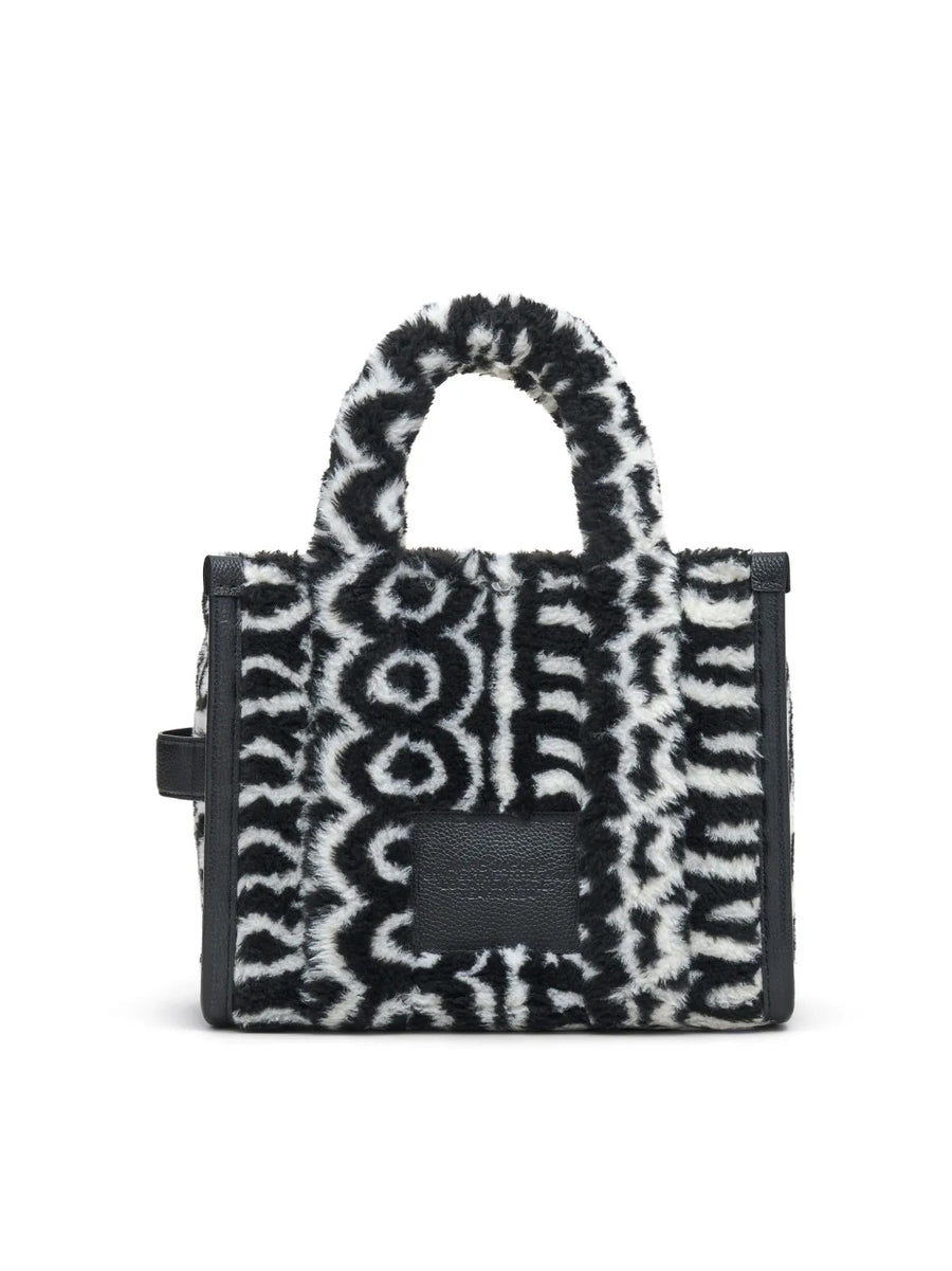 Marc Jacobs Monogram Teddy Jacquard Tote Bag — Black Textile