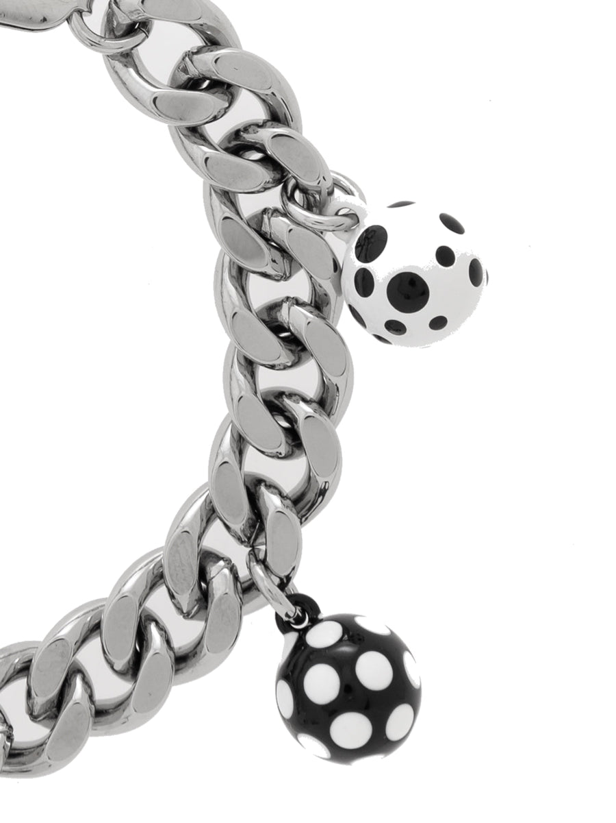 Marc Jacobs Dice Charm Bracelet — Silver Brass Bracelets