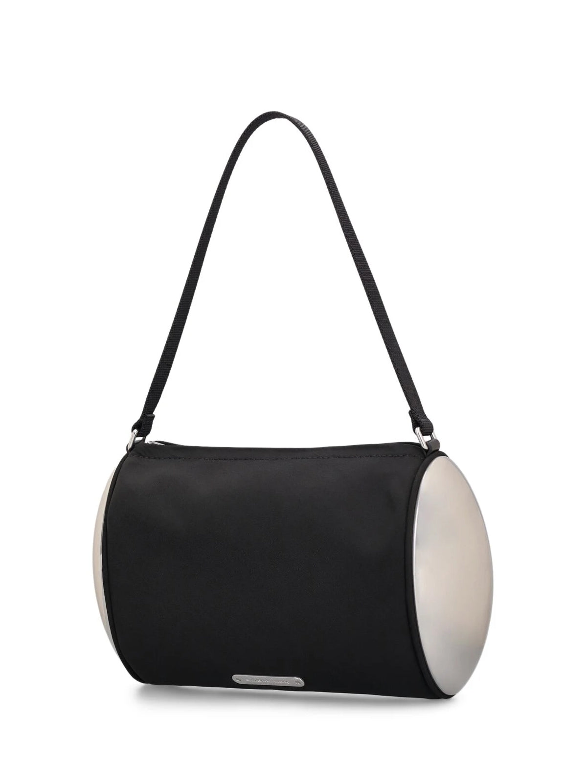 Alexander Wang Dome Barrel Clutch — Black Polyester