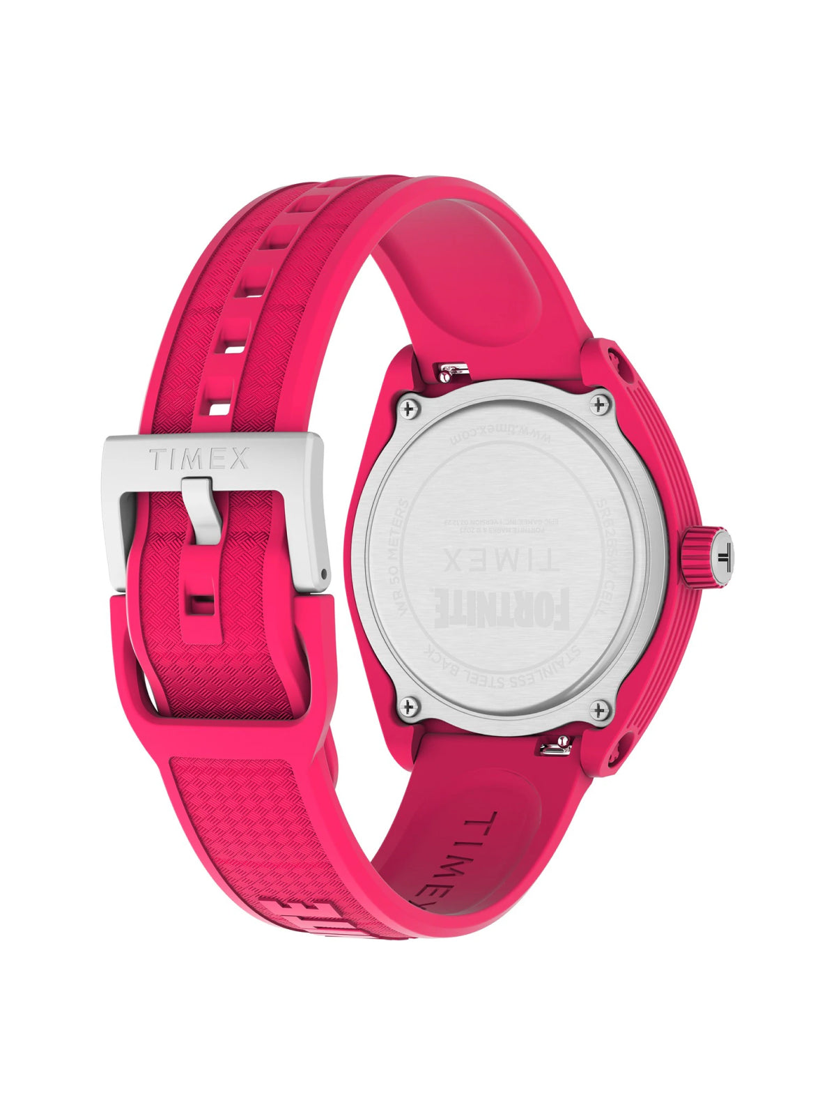 Timex Watch — Pink Resin Strap Watches
