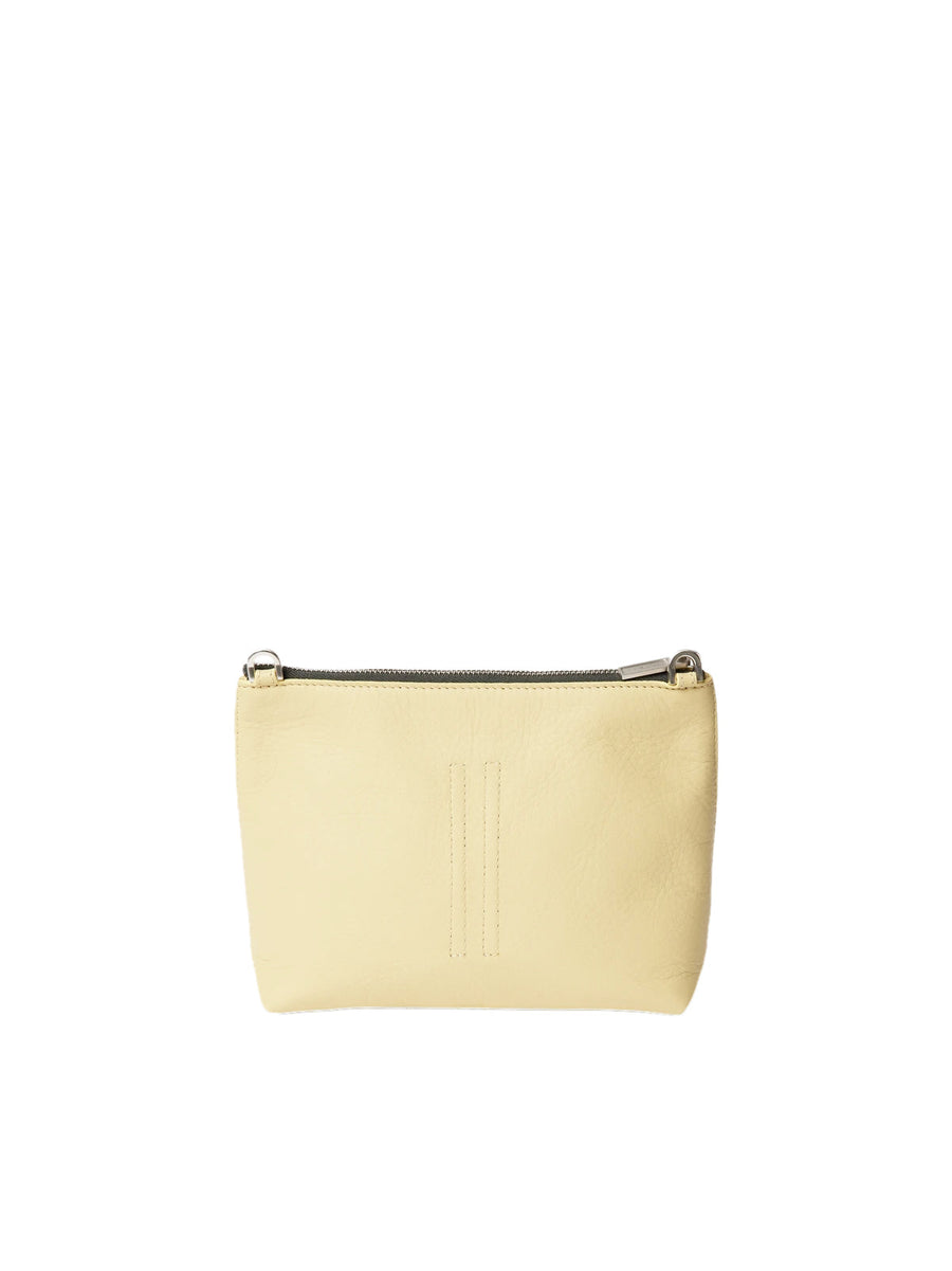 Rick Owens Adri Crossbody Bag — Beige Leather