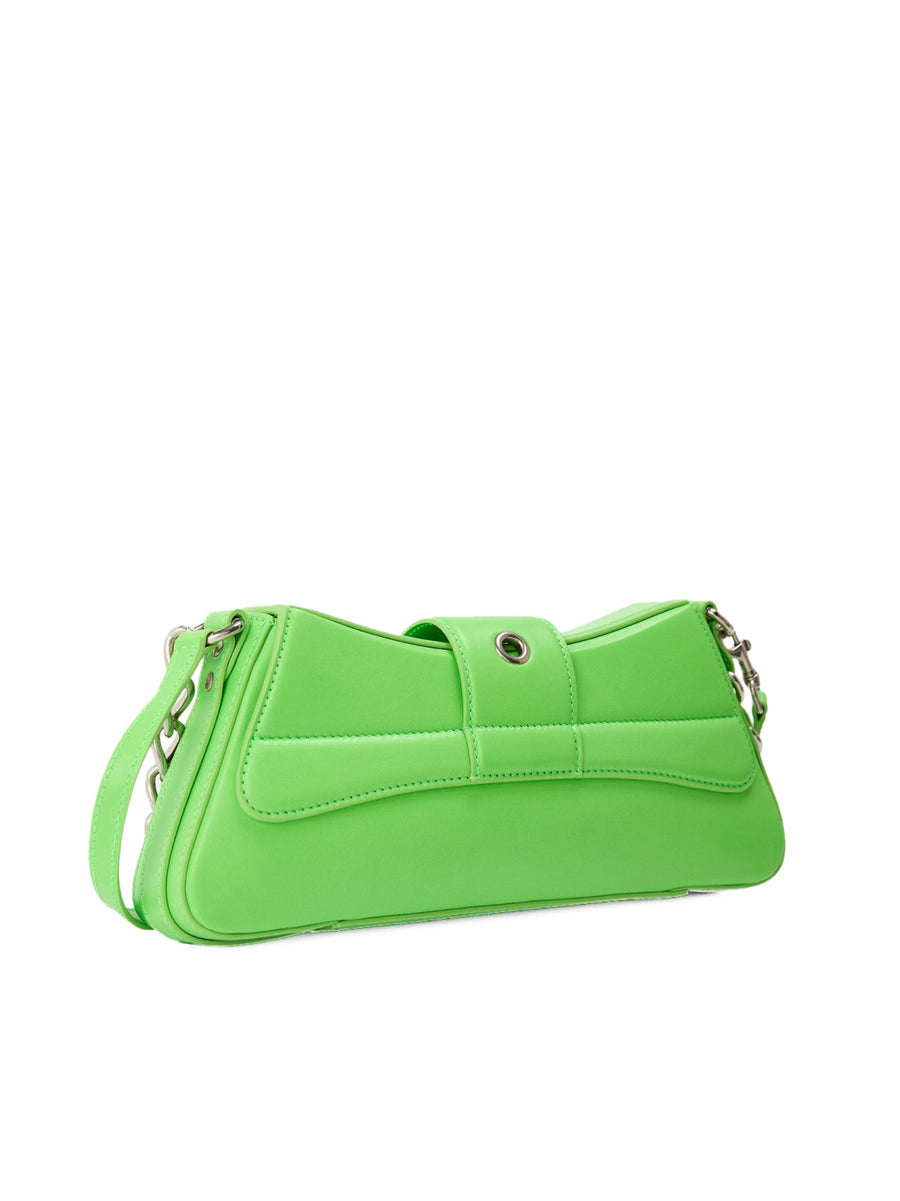 Balenciaga Lindsay Shoulder Bag — Green Leather
