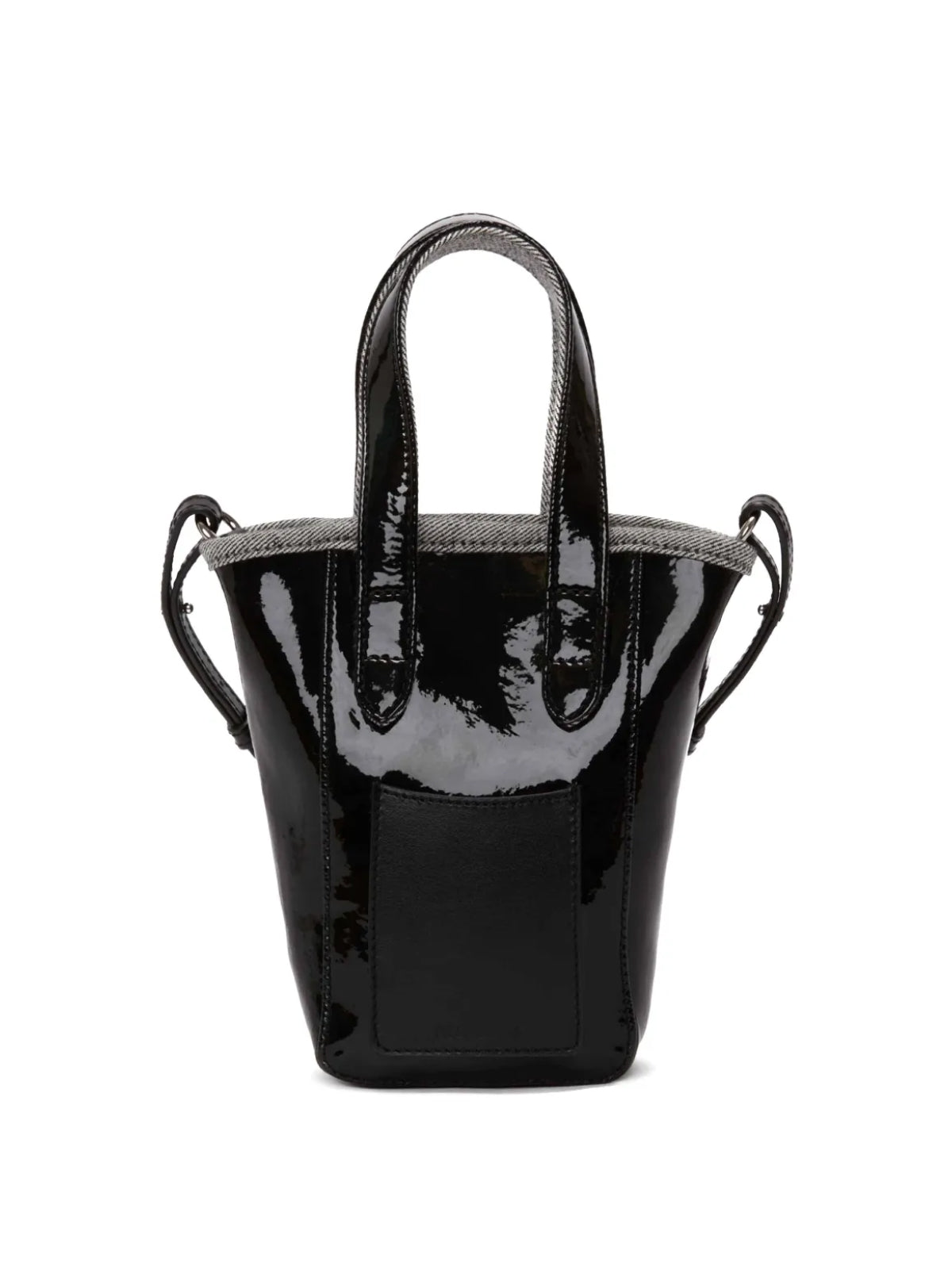 Jw Anderson Belt Anchor Logo Mini Bag — Black Textile