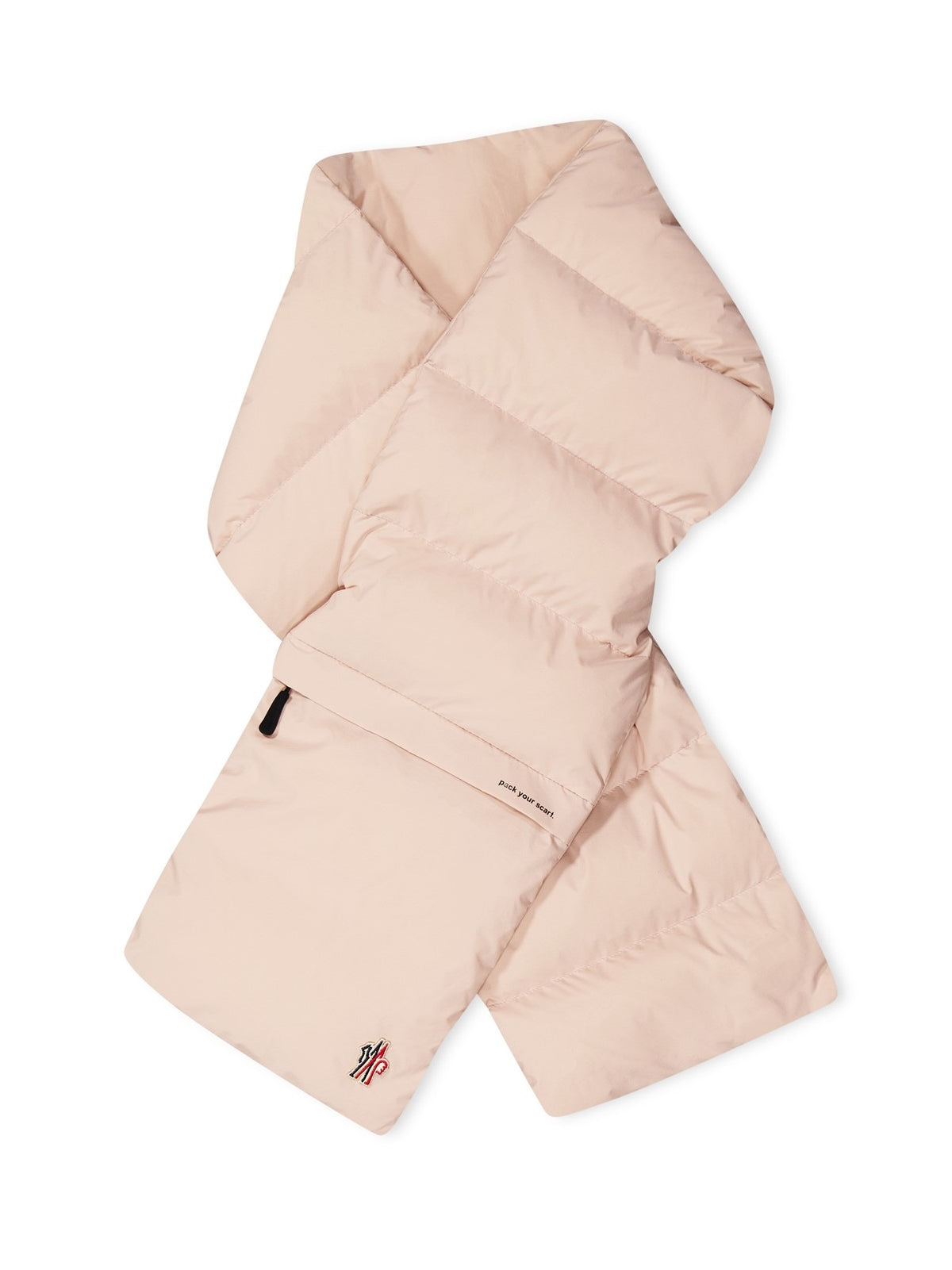 Moncler Grenoble Scarf — Pink Shell: Polyamide Scarfs